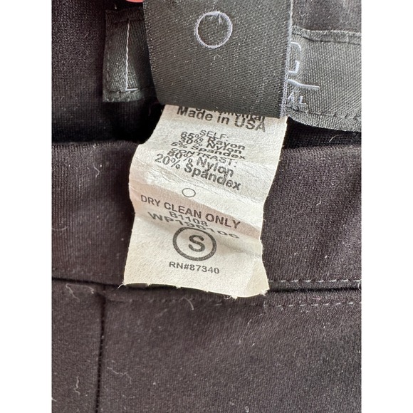 TAG Elemental Moto Leggings Black Faux Leather Panels‎ Small S USA Made - Picture 4 of 6